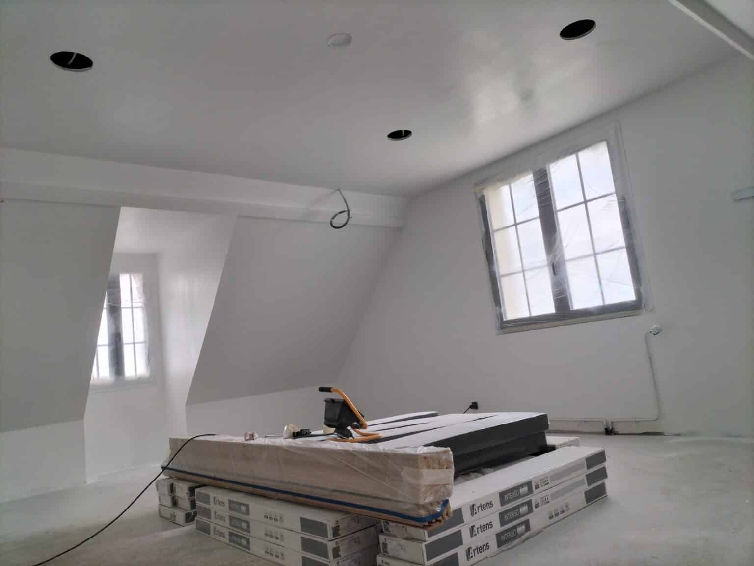 Rénovation peinture à Dreux – avant/après remise en état des murs intérieurs