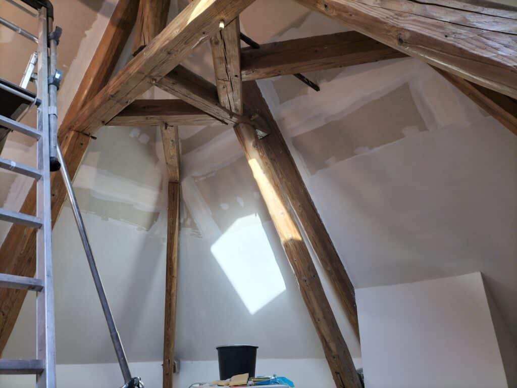 Aménagement de combles à Dreux – transformation des combles en espace habitable